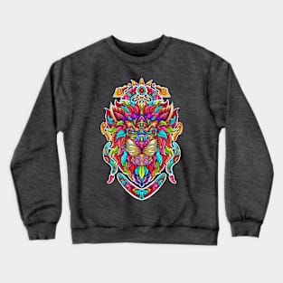 carnival lion Crewneck Sweatshirt